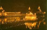 Sri Harmandir Sahib in lights