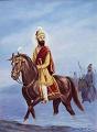 Guru Gobind Singh riding out