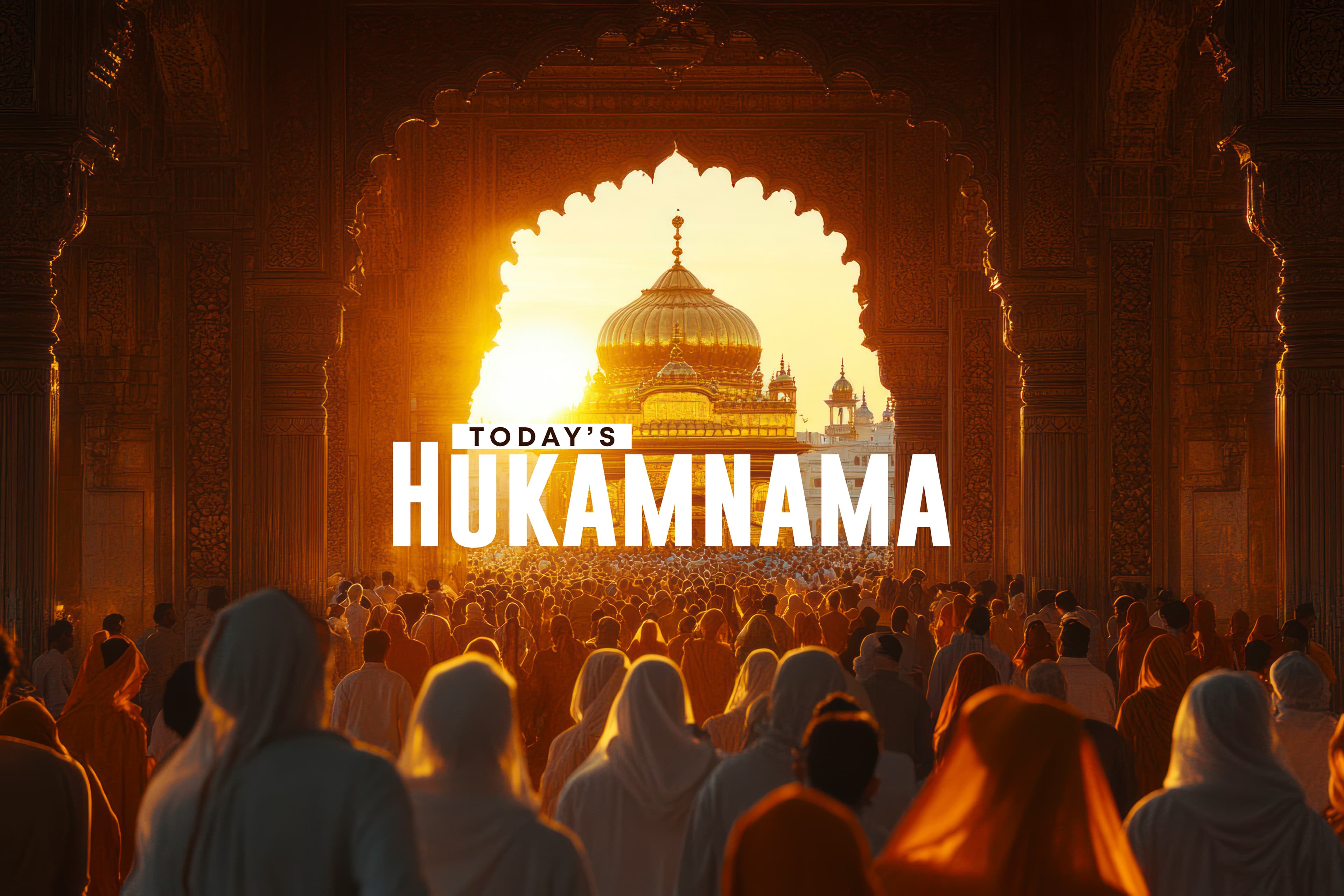 Beautiful image of Hukamnama Sahib placeholder