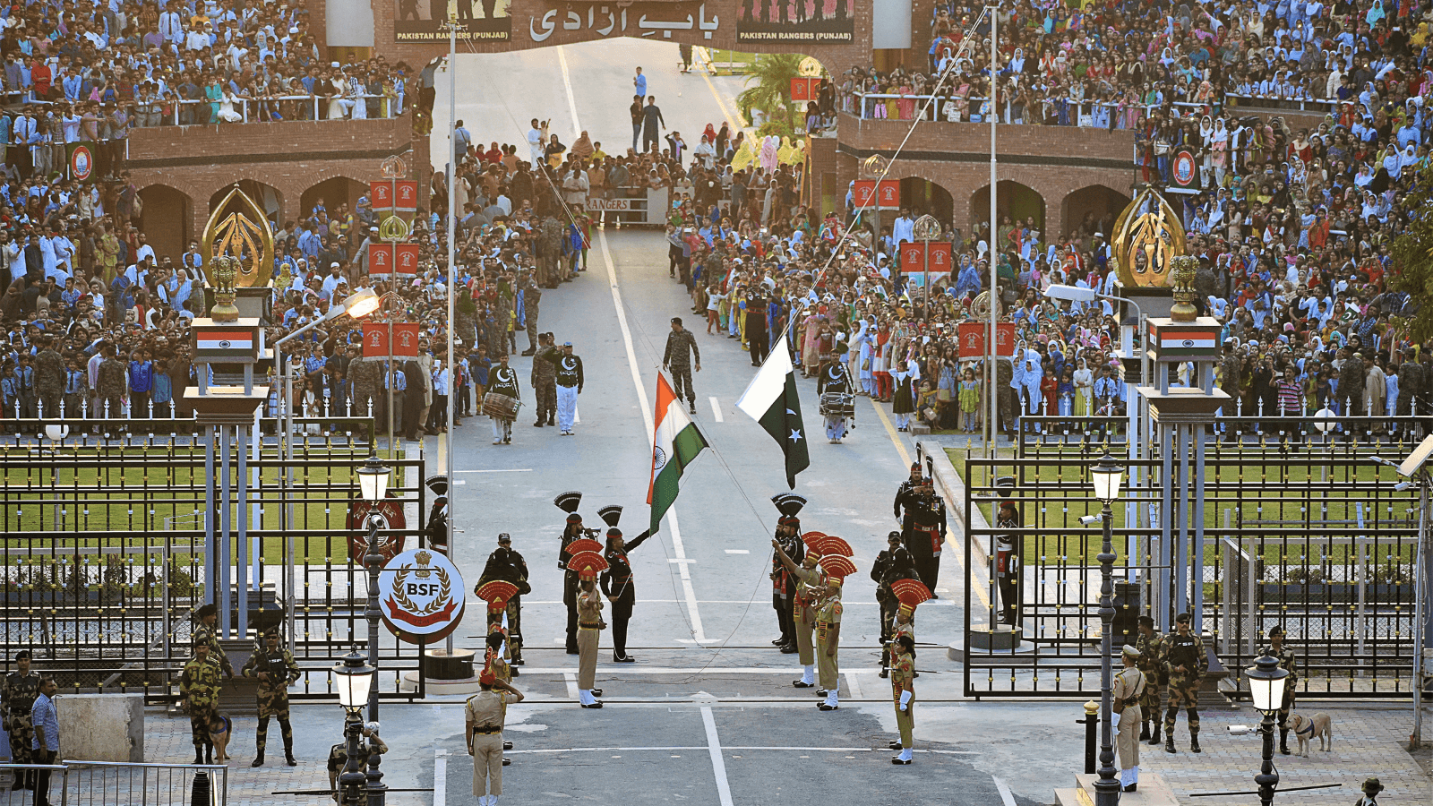 Retreat Ceremony at Wagah Border Amritsar